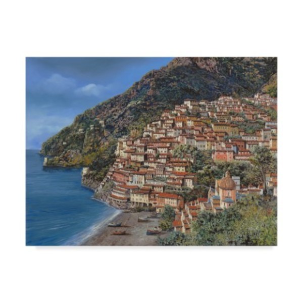 Trademark Fine Art Guido Borelli 'Positano E Torre Clavel' Canvas Art, 18x24 ALI34157-C1824GG